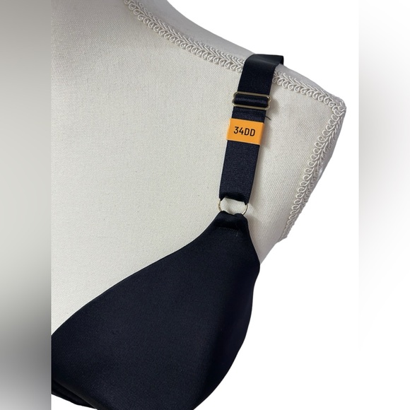 VANITY FAIR beauty back black smoothing underwire bra style 75345 size 34DD NWT - Picture 5 of 6